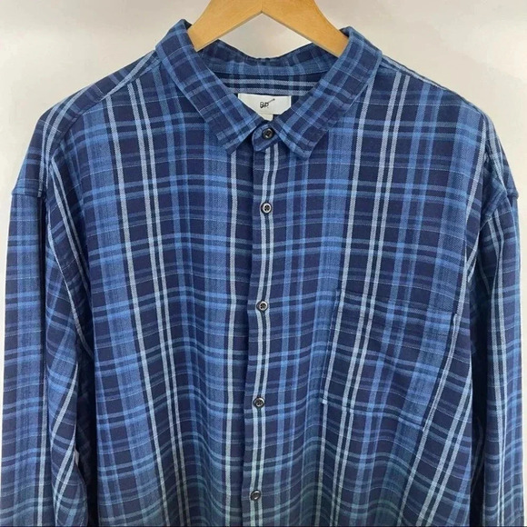 BP  Ombre Flannel Button Up Shirt - Picture 3 of 11